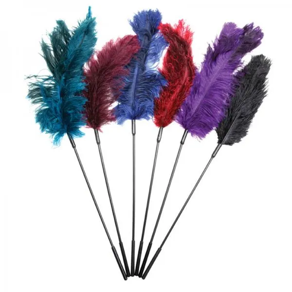 Ostrich Feather Ticklers Display assorted Sportsheets International Inc Vibrators