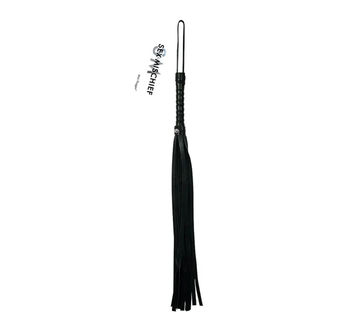 Couples Sex and Mischief Mini Faux Leather Flogger Black Erotica Adult Toys Couples Sex and Mischief Mini Faux Leather Flogger Black Erotica Adult Toys