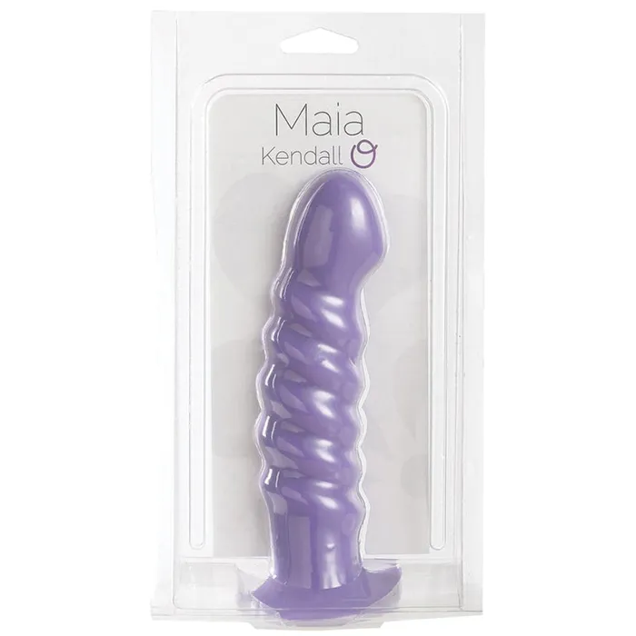MAIA TOYS Dildos Maia Kendall Silicone Swirl DongNeon Purple 8
