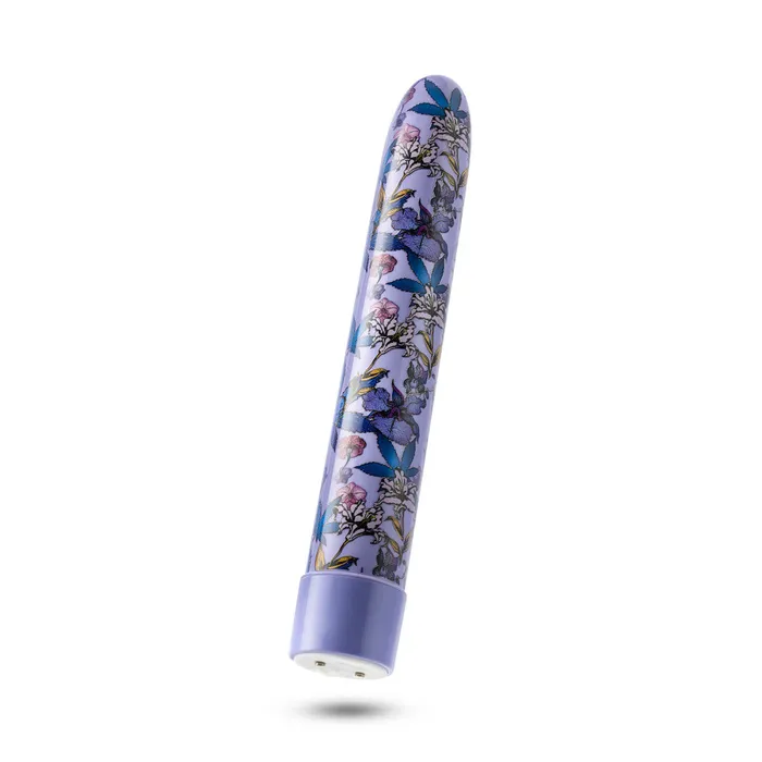 Vibrators Blush Limited Addiction By Blush Floradelic Slimline Purple Vibrator with Powerful RumboTech Technology