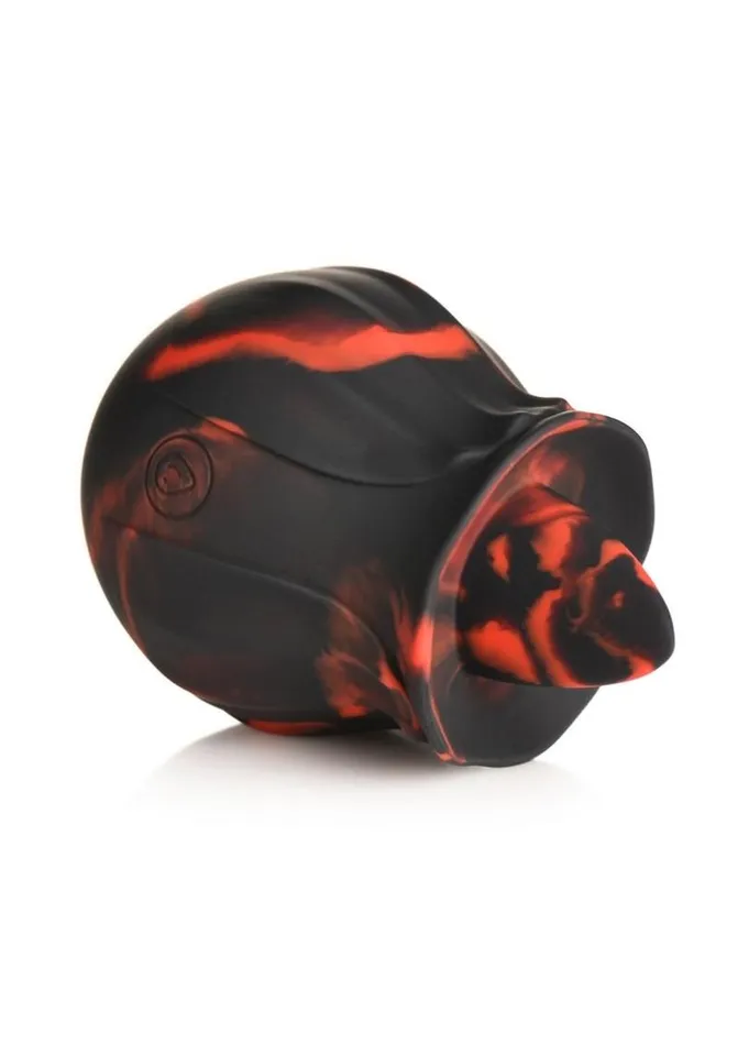 Bloomgasm Female Sex Toys Bloomgasm Black Kiss Rimming Rose Rechargeable Silicone Clitoral Vibrator