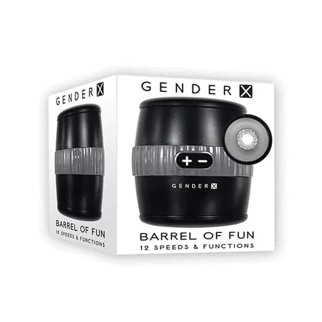 Gender X Male Sex Toys Gender X Barrel Of Fun Rechargeable Stroker