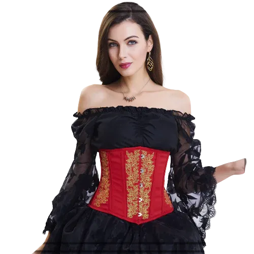 TOP BWH Classic Short Torso Under Bust Corset Vibrators