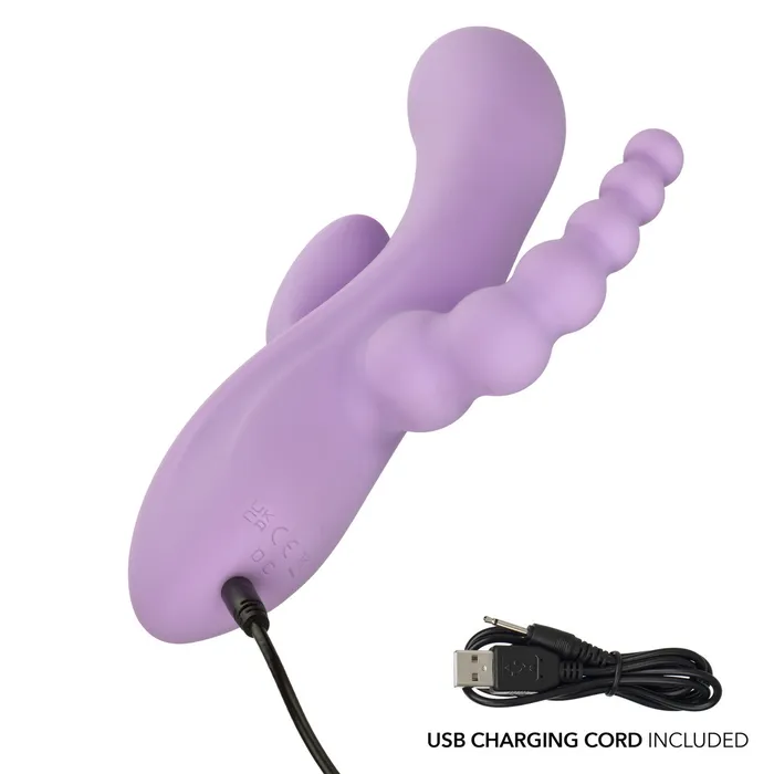 Vibrators Calexotics Flex Bend Hold Triple Rumbler