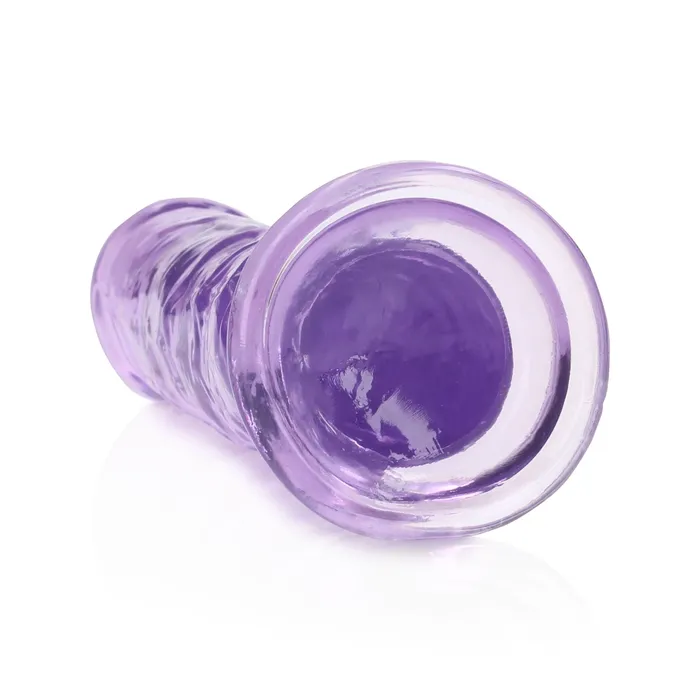Female Sex Toys RealRock Crystal Clear 7 Jelly Dildo With Suction Cup Shots Media