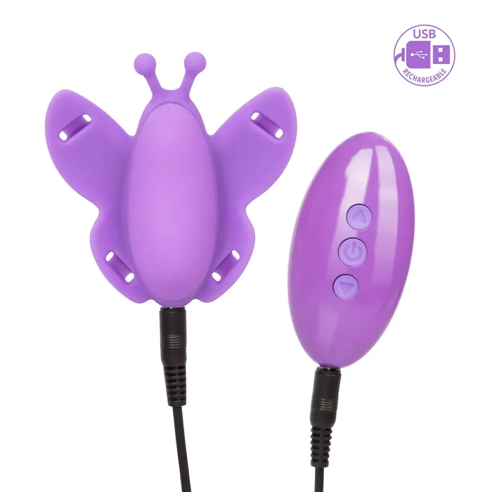 CalExotics Anal Venus Butterfly Silicone Remote Wireless Micro Butterfly CalExotics Anal Venus Butterfly Silicone Remote Wireless Micro Butterfly