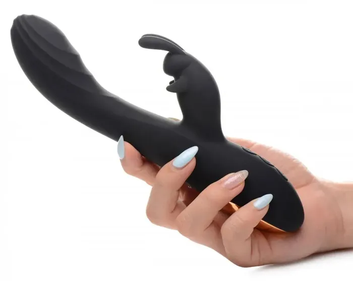 Cuddles 10X Silicone Rabbit Vibrator Curve Toys Female Sex Toys