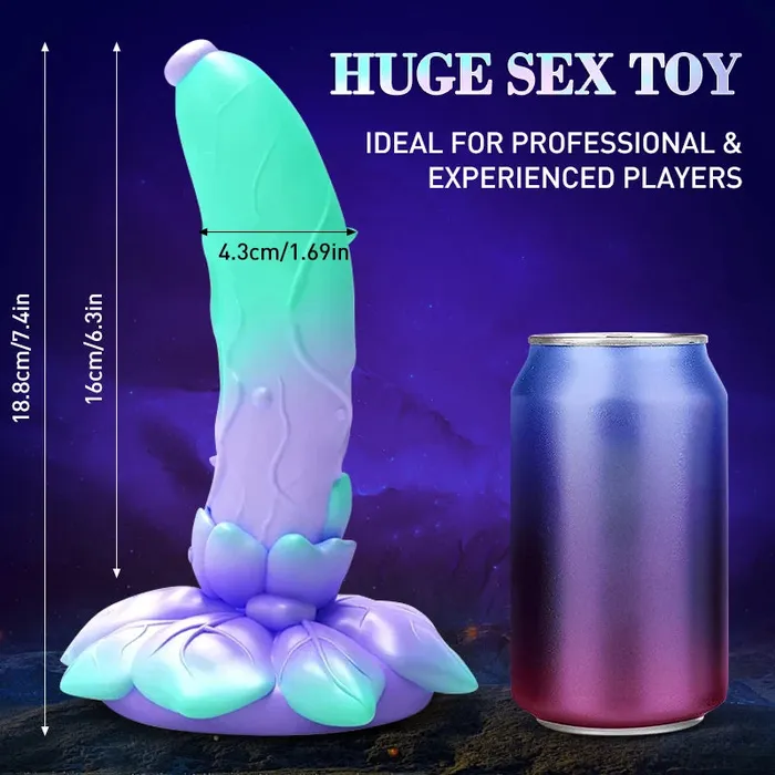Fantasy Rose Suction Cup Dildos Anal Plug Colorful Exotic Dildos Female Sex Toys Domlust Male Sex Toys