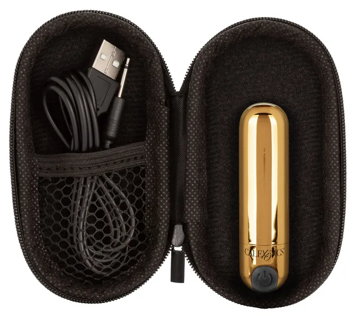 Female Sex Toys CalExotics Rechargeable Hideaway Bullet Gold Female Sex Toys CalExotics Rechargeable Hideaway Bullet Gold