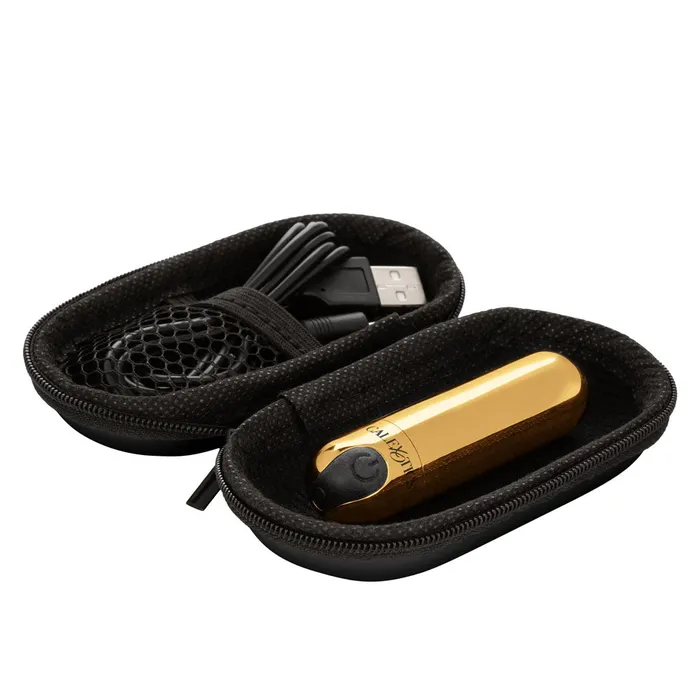 Female Sex Toys CalExotics Rechargeable Hideaway Bullet Gold Female Sex Toys CalExotics Rechargeable Hideaway Bullet Gold
