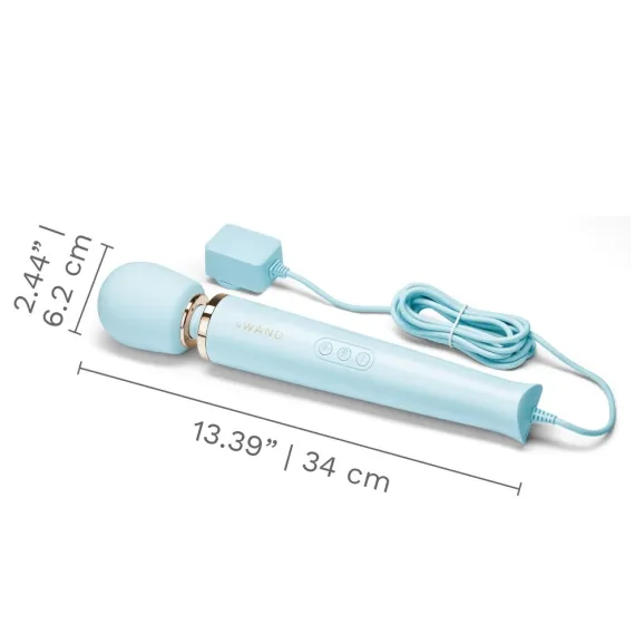 LE Wand Anal PlugIn Vibrating Massager Sky Blue