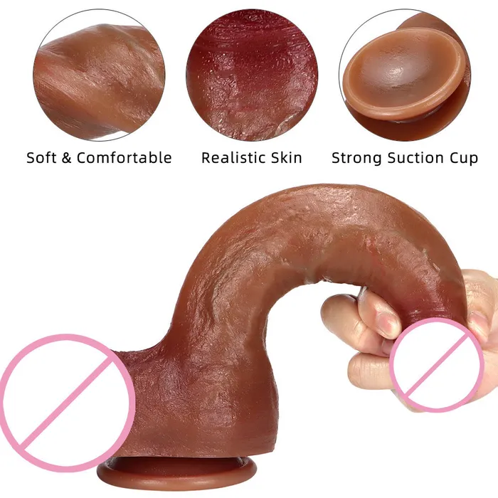 Realistic Dildo Anal Plug Prostate Massager Silicone G Spot Buttplug Sex Toys for Women Domlust Anal