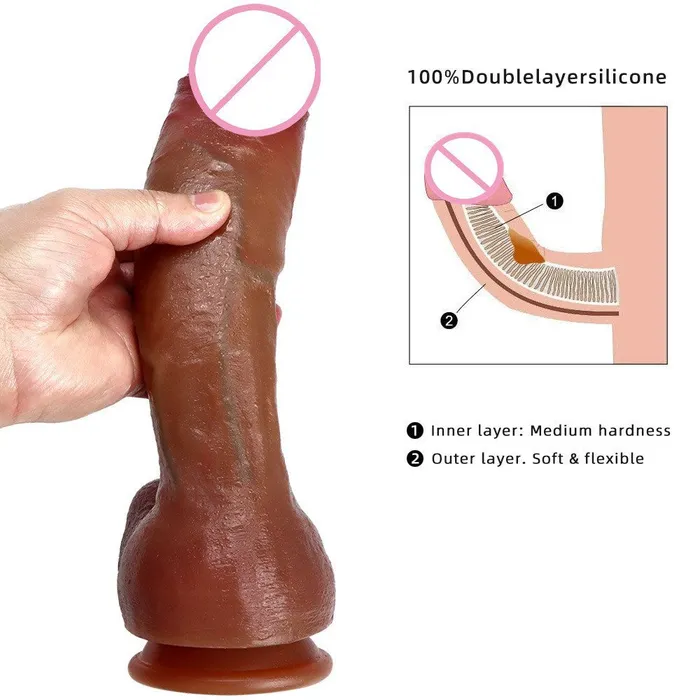 Realistic Dildo Anal Plug Prostate Massager Silicone G Spot Buttplug Sex Toys for Women Domlust Anal