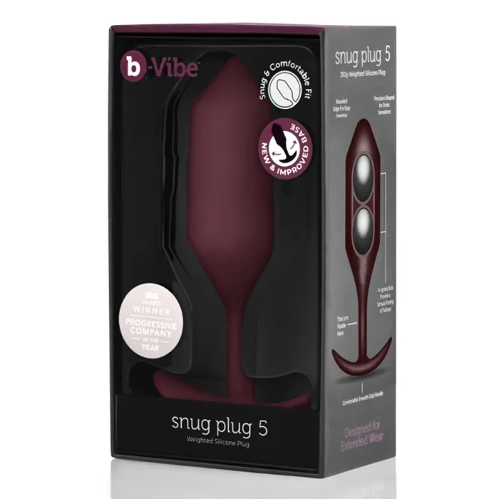 SNUG PLUG 5 DARK RED bVibe Anal