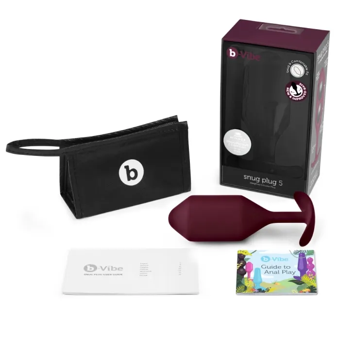 SNUG PLUG 5 DARK RED bVibe Anal