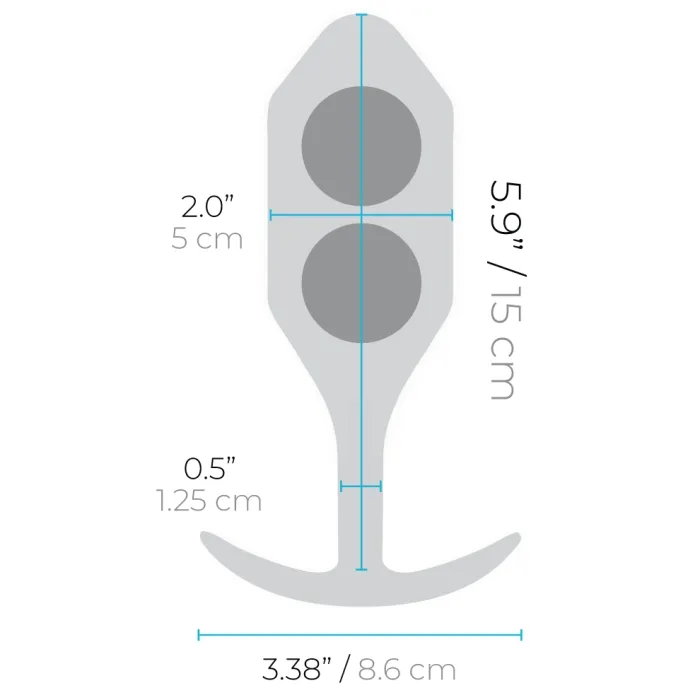SNUG PLUG 5 DARK RED bVibe Anal