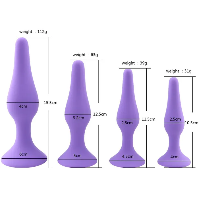 Ultra Smooth Anal Butt Plug Multiple Sizes eprolo Anal
