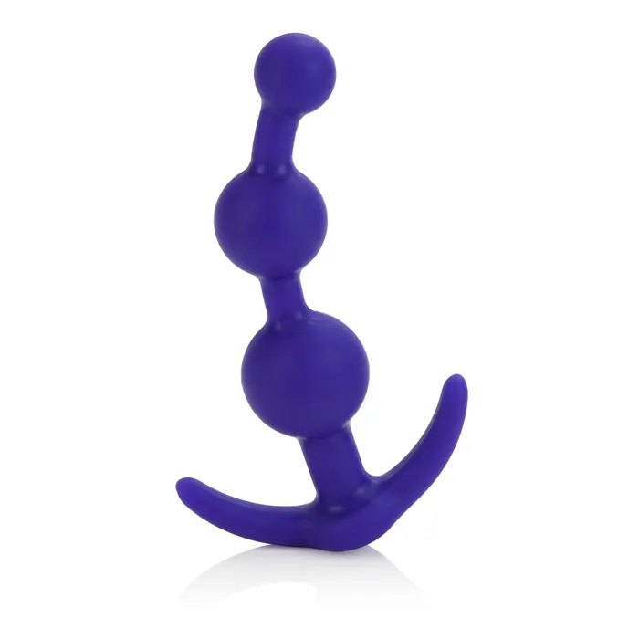Booty Call Beads Silky Silicone Fun with EZ Pull Handle Calexotics Male Sex Toys