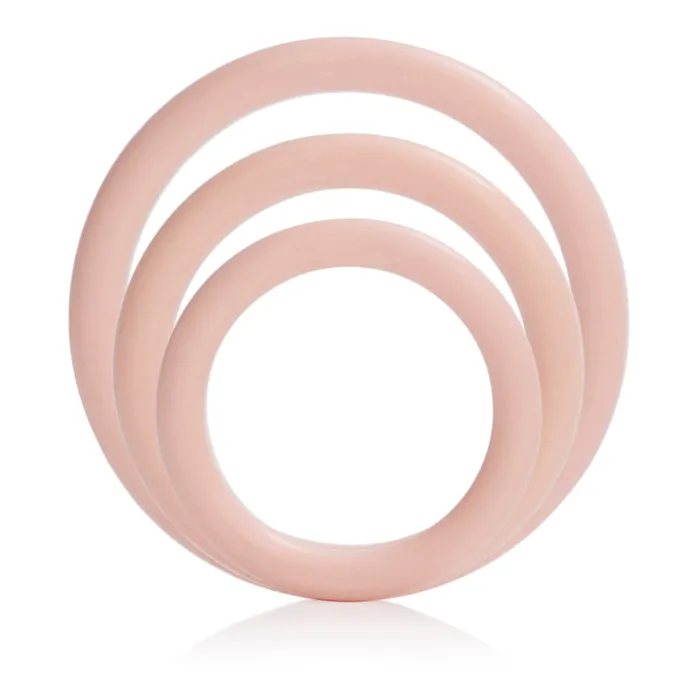 CalExotics Female Sex Toys Silicone Support Rings Ivory CalExotics Female Sex Toys Silicone Support Rings Ivory