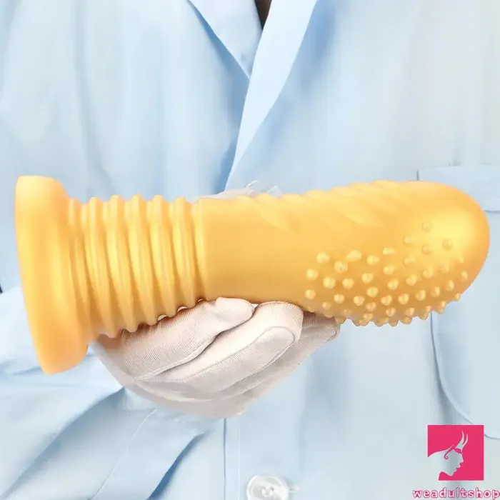 Female Sex Toys 708in Top Quality Soft Liquid Silicone Thick Spiked Butt Plug Dildo Weadultshop