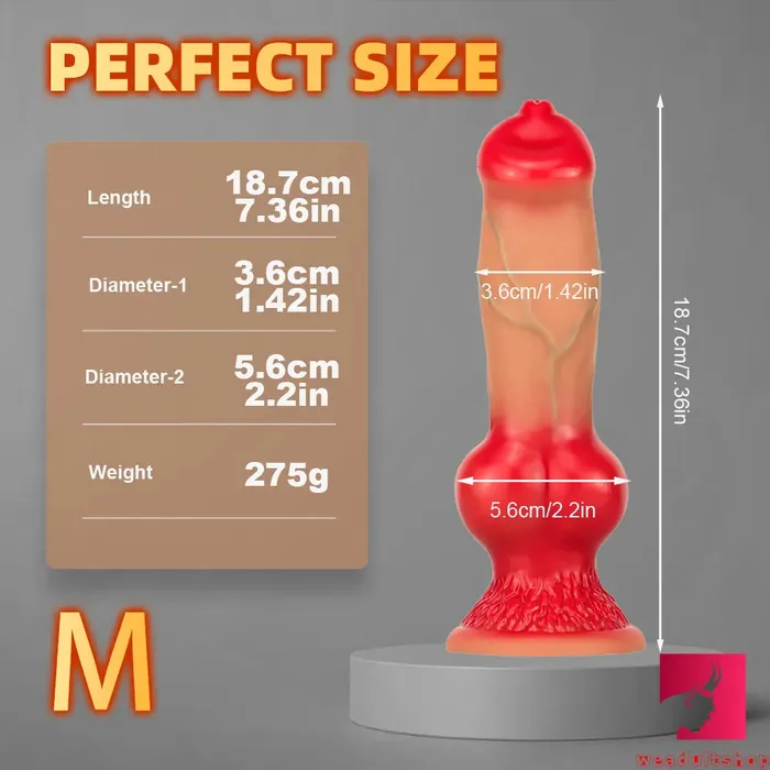 Female Sex Toys Weadultshop XML Ombre Premium Silicone Dog Animal Huge Thick Dildo