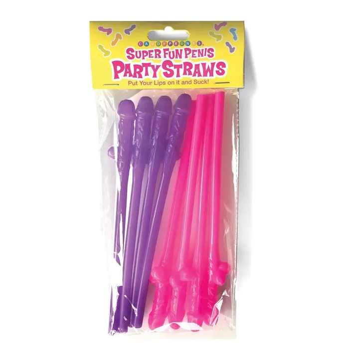 Little Genie Male Sex Toys Super Fun Penis Party Straws