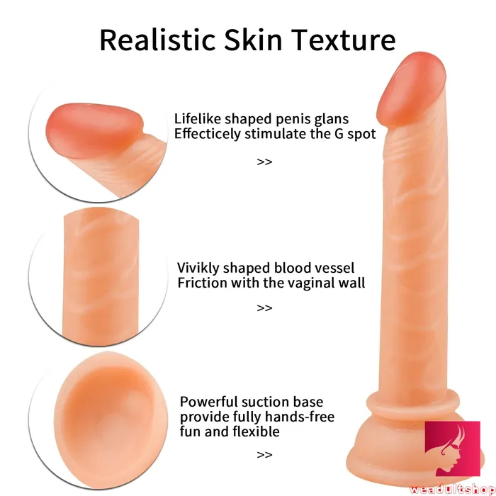 Male Sex Toys 57in Small Lifelike Dildo No Eggs Adult Women Masturbator Weadultshop