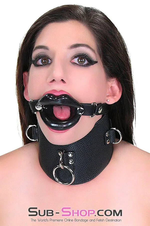 Moonwell Couples 2438M Bondage Rag Doll Black Sex Lips Strapped Open Mouth Gag MEGA Deal