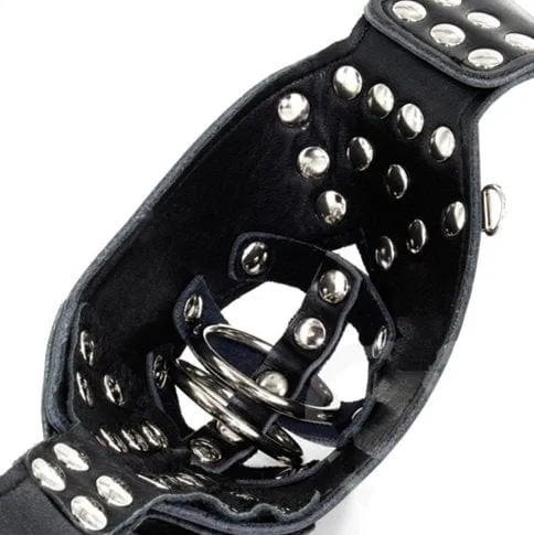 Moonwell Male Sex Toys 7215M Locking Male Chastity Cage Belt with Chained Locking Wrist Cuffs