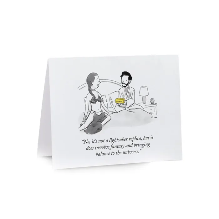 Female Sex Toys Lioness May the Os Be With You Card