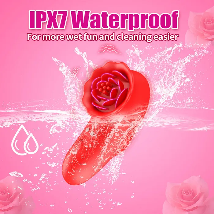 Female Sex Toys Lurevibe Rose Finger Vibrator G Spot Clitoral Stimulator for Couple Flirting