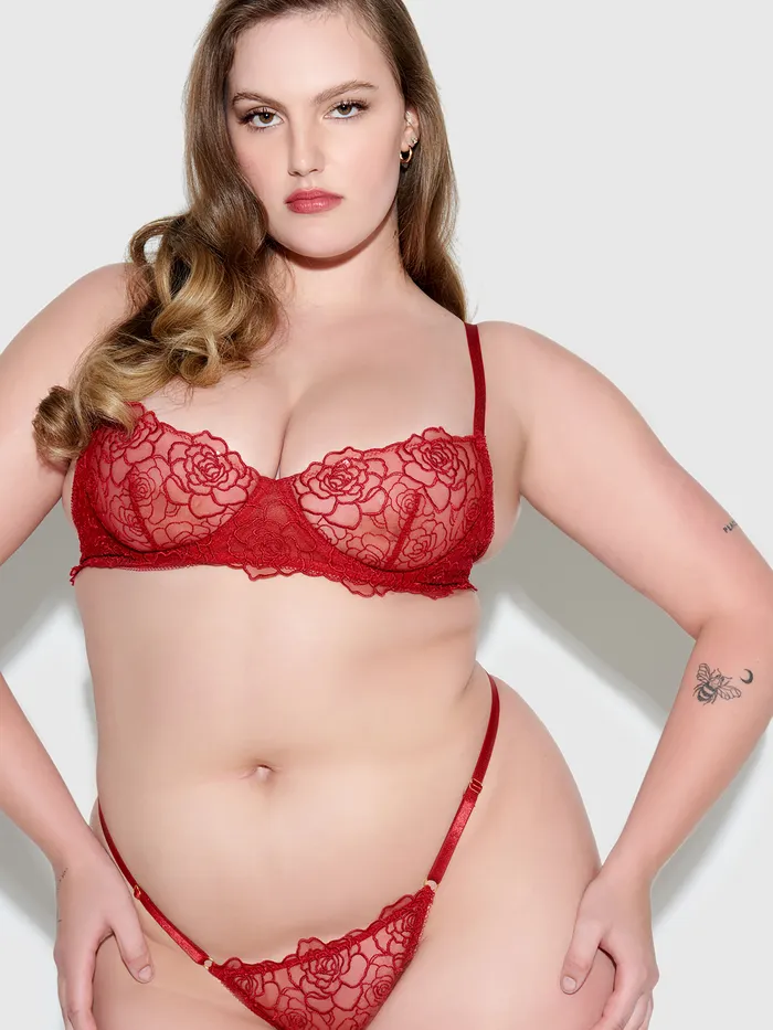 Melrose Embroidered Unlined Bra Fredericks Of Hollywood Vibrators