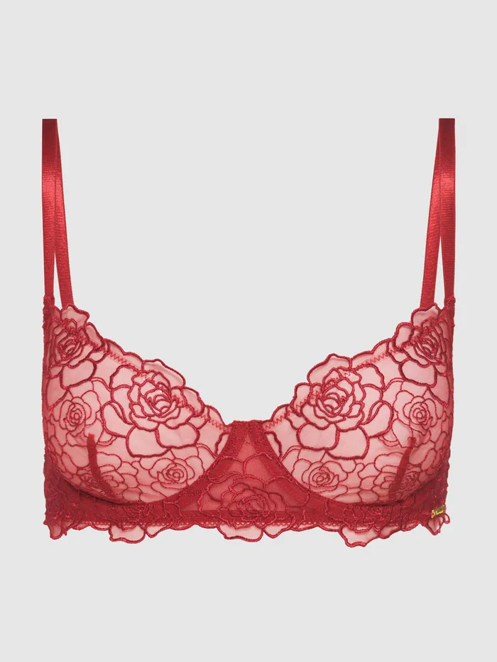 Melrose Embroidered Unlined Bra Fredericks Of Hollywood Vibrators