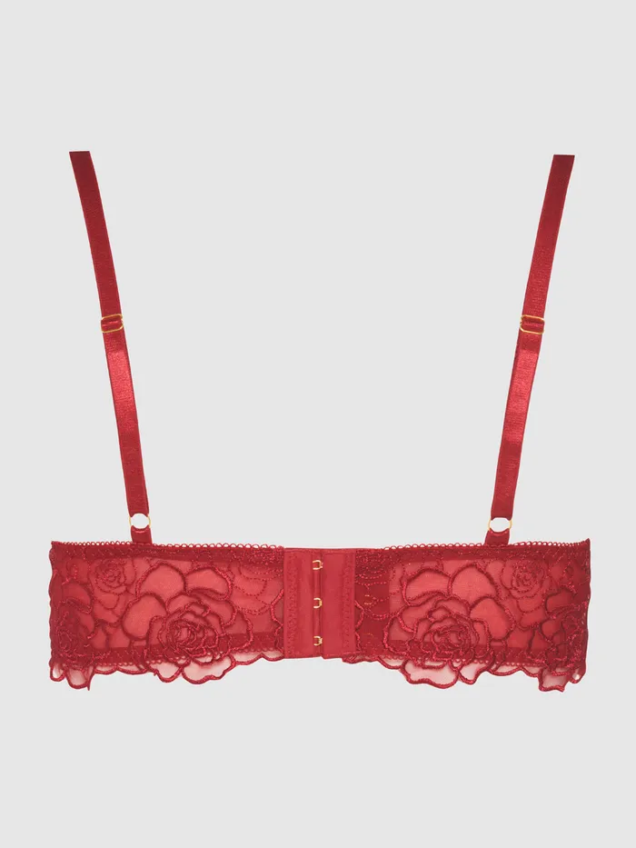 Melrose Embroidered Unlined Bra Fredericks Of Hollywood Vibrators